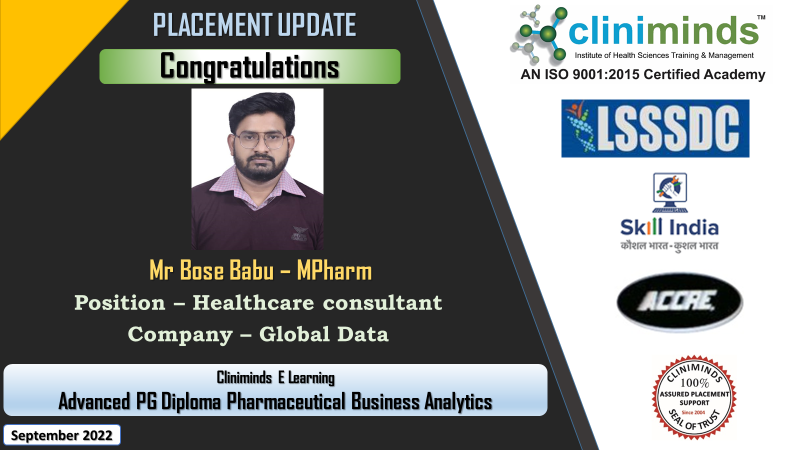 Cliniminds Drug Regulatory Affairs Placements